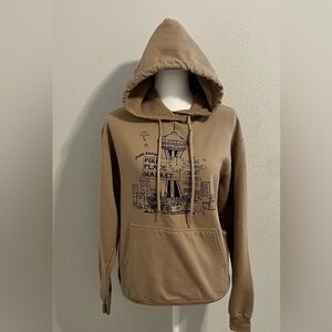 Port and Company Tan Hoodie